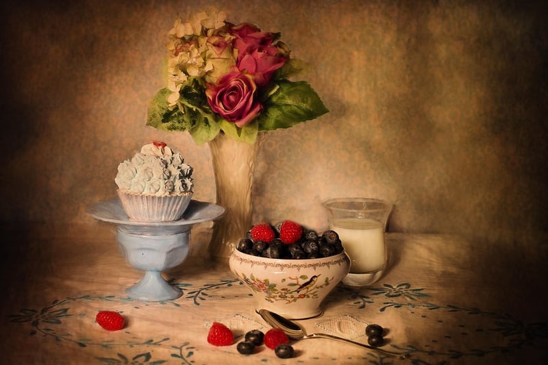 Vintage Elegance Centerpiece